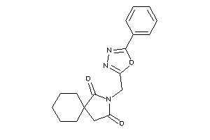 3-[(5-phenyl-1,3,4-oxadiazol-2-yl)methyl]-3-azaspiro[4.5]decane-2,4-quinone