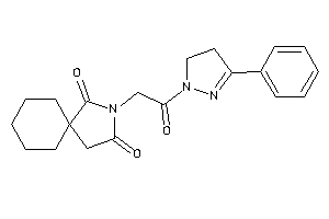 3-[2-keto-2-(3-phenyl-2-pyrazolin-1-yl)ethyl]-3-azaspiro[4.5]decane-2,4-quinone