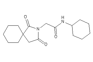 N-cyclohexyl-2-(2,4-diketo-3-azaspiro[4.5]decan-3-yl)acetamide