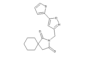 3-[[5-(2-thienyl)isoxazol-3-yl]methyl]-3-azaspiro[4.5]decane-2,4-quinone