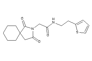 2-(2,4-diketo-3-azaspiro[4.5]decan-3-yl)-N-[2-(2-thienyl)ethyl]acetamide