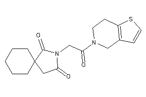 3-[2-(6,7-dihydro-4H-thieno[3,2-c]pyridin-5-yl)-2-keto-ethyl]-3-azaspiro[4.5]decane-2,4-quinone