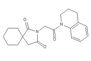 3-[2-(3,4-dihydro-2H-quinolin-1-yl)-2-keto-ethyl]-3-azaspiro[4.5]decane-2,4-quinone