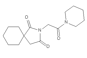 3-(2-keto-2-piperidino-ethyl)-3-azaspiro[4.5]decane-2,4-quinone