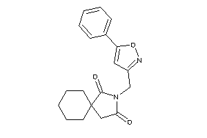 3-[(5-phenylisoxazol-3-yl)methyl]-3-azaspiro[4.5]decane-2,4-quinone