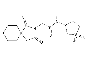 2-(2,4-diketo-3-azaspiro[4.5]decan-3-yl)-N-(1,1-diketothiolan-3-yl)acetamide