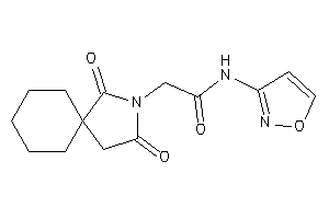 2-(2,4-diketo-3-azaspiro[4.5]decan-3-yl)-N-isoxazol-3-yl-acetamide