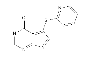 Image of 5-(2-pyridylthio)pyrrolo[2,3-d]pyrimidin-4-one