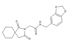 2-(2,4-diketo-3-azaspiro[4.5]decan-3-yl)-N-piperonyl-acetamide