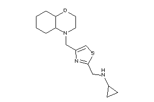 [4-(2,3,4a,5,6,7,8,8a-octahydrobenzo[b][1,4]oxazin-4-ylmethyl)thiazol-2-yl]methyl-cyclopropyl-amine