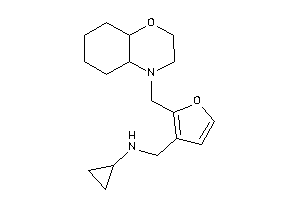 [2-(2,3,4a,5,6,7,8,8a-octahydrobenzo[b][1,4]oxazin-4-ylmethyl)-3-furyl]methyl-cyclopropyl-amine