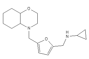 [5-(2,3,4a,5,6,7,8,8a-octahydrobenzo[b][1,4]oxazin-4-ylmethyl)-2-furyl]methyl-cyclopropyl-amine