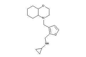 [3-(2,3,4a,5,6,7,8,8a-octahydrobenzo[b][1,4]oxazin-4-ylmethyl)-2-furyl]methyl-cyclopropyl-amine