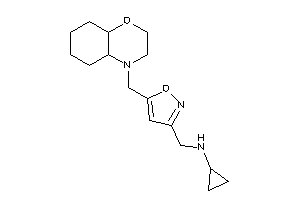 [5-(2,3,4a,5,6,7,8,8a-octahydrobenzo[b][1,4]oxazin-4-ylmethyl)isoxazol-3-yl]methyl-cyclopropyl-amine