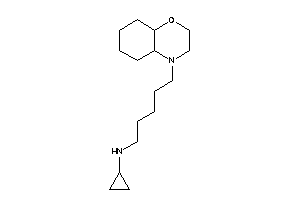 5-(2,3,4a,5,6,7,8,8a-octahydrobenzo[b][1,4]oxazin-4-yl)pentyl-cyclopropyl-amine