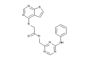 2-(thieno[2,3-d]pyrimidin-4-ylthio)acetic Acid (4-anilino-s-triazin-2-yl)methyl Ester