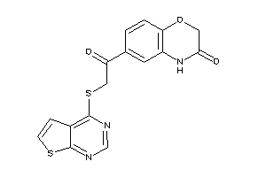 6-[2-(thieno[2,3-d]pyrimidin-4-ylthio)acetyl]-4H-1,4-benzoxazin-3-one