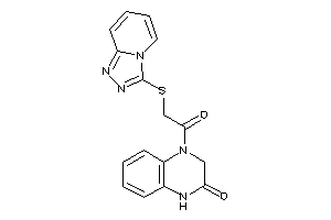 4-[2-([1,2,4]triazolo[4,3-a]pyridin-3-ylthio)acetyl]-1,3-dihydroquinoxalin-2-one