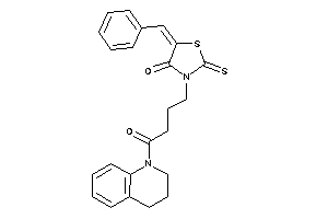 5-benzal-3-[4-(3,4-dihydro-2H-quinolin-1-yl)-4-keto-butyl]-2-thioxo-thiazolidin-4-one