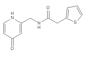 N-[(4-keto-1H-pyridin-2-yl)methyl]-2-(2-thienyl)acetamide