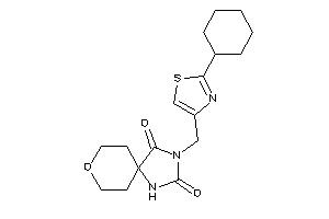 3-[(2-cyclohexylthiazol-4-yl)methyl]-8-oxa-1,3-diazaspiro[4.5]decane-2,4-quinone