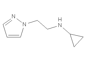 Cyclopropyl(2-pyrazol-1-ylethyl)amine