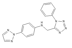 (1-phenyltetrazol-5-yl)methyl-[4-(triazol-2-yl)phenyl]amine