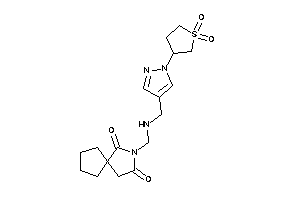 3-[[[1-(1,1-diketothiolan-3-yl)pyrazol-4-yl]methylamino]methyl]-3-azaspiro[4.4]nonane-2,4-quinone