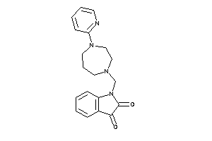 1-[[4-(2-pyridyl)-1,4-diazepan-1-yl]methyl]isatin