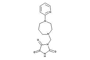 1-[[4-(2-pyridyl)-1,4-diazepan-1-yl]methyl]imidazolidine-2,4,5-trione