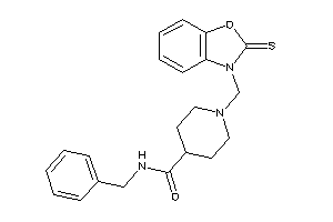 N-benzyl-1-[(2-thioxo-1,3-benzoxazol-3-yl)methyl]isonipecotamide