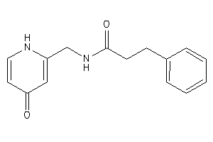 N-[(4-keto-1H-pyridin-2-yl)methyl]-3-phenyl-propionamide