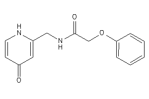 N-[(4-keto-1H-pyridin-2-yl)methyl]-2-phenoxy-acetamide