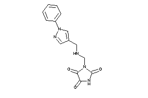 1-[[(1-phenylpyrazol-4-yl)methylamino]methyl]imidazolidine-2,4,5-trione