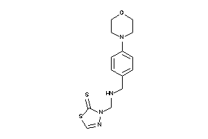 3-[[(4-morpholinobenzyl)amino]methyl]-1,3,4-thiadiazole-2-thione