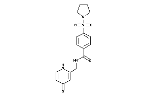 N-[(4-keto-1H-pyridin-2-yl)methyl]-4-pyrrolidinosulfonyl-benzamide