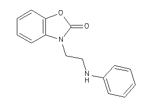 3-(2-anilinoethyl)-1,3-benzoxazol-2-one