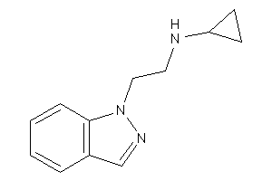 Cyclopropyl(2-indazol-1-ylethyl)amine