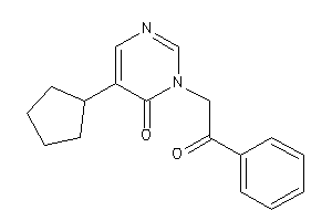 5-cyclopentyl-3-phenacyl-pyrimidin-4-one