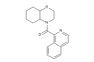 2,3,4a,5,6,7,8,8a-octahydrobenzo[b][1,4]oxazin-4-yl(1-isoquinolyl)methanone