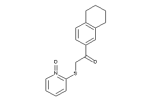 2-[(1-keto-2-pyridyl)thio]-1-tetralin-6-yl-ethanone