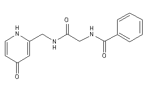 N-[2-keto-2-[(4-keto-1H-pyridin-2-yl)methylamino]ethyl]benzamide