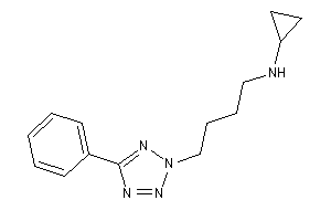 Cyclopropyl-[4-(5-phenyltetrazol-2-yl)butyl]amine