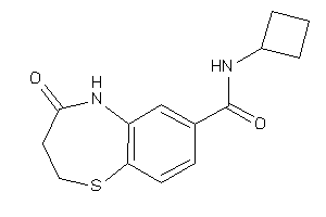 N-cyclobutyl-4-keto-3,5-dihydro-2H-1,5-benzothiazepine-7-carboxamide