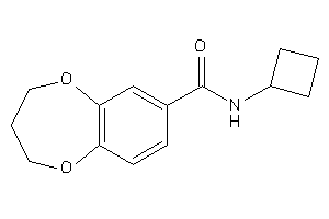 N-cyclobutyl-3,4-dihydro-2H-1,5-benzodioxepine-7-carboxamide