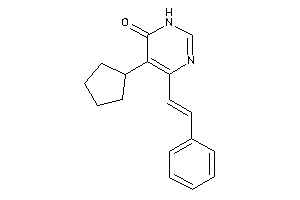 5-cyclopentyl-4-styryl-1H-pyrimidin-6-one