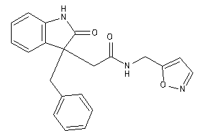 2-(3-benzyl-2-keto-indolin-3-yl)-N-(isoxazol-5-ylmethyl)acetamide