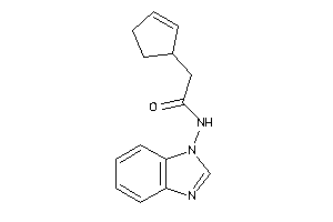 N-(benzimidazol-1-yl)-2-cyclopent-2-en-1-yl-acetamide