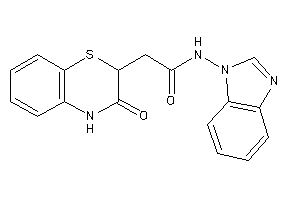 N-(benzimidazol-1-yl)-2-(3-keto-4H-1,4-benzothiazin-2-yl)acetamide