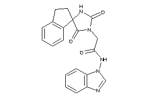 N-(benzimidazol-1-yl)-2-(2,5-diketospiro[imidazolidine-4,1'-indane]-1-yl)acetamide